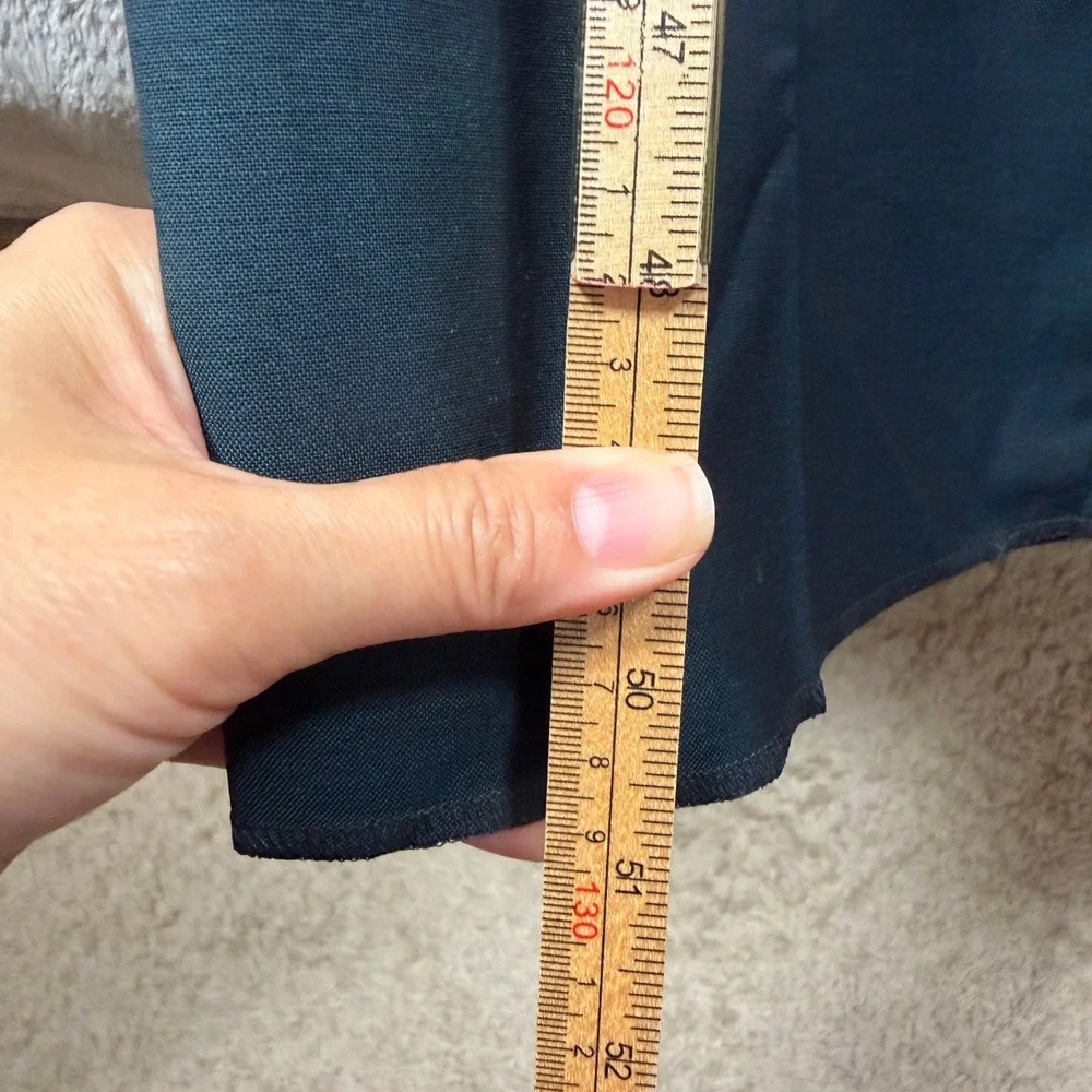 Gucci Uniform Dress Pants Mens 33 Dark Teal Flat Front Made In Bulgaria NWOT
